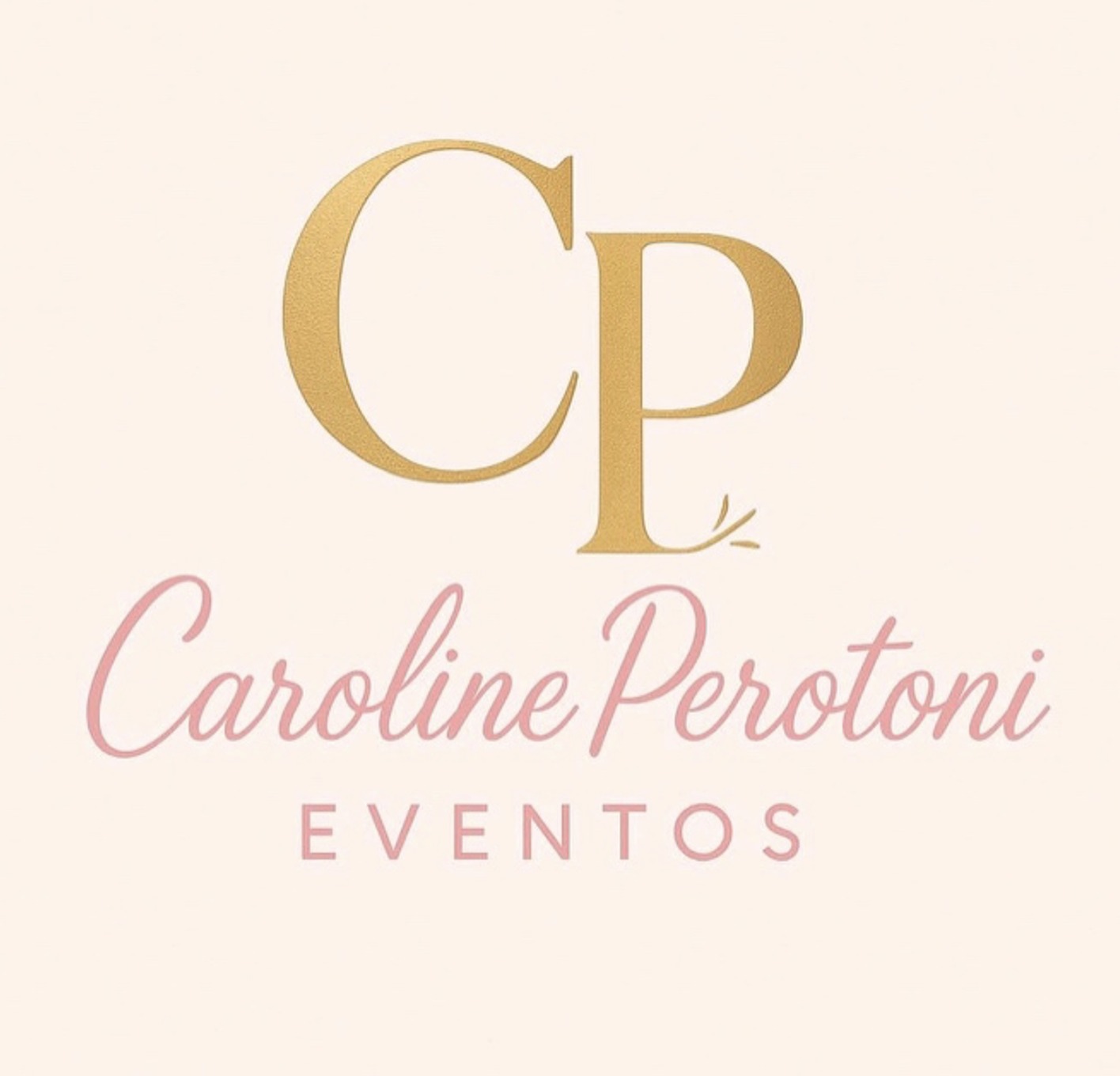 Logotipo Caroline Perotoni Eventos.